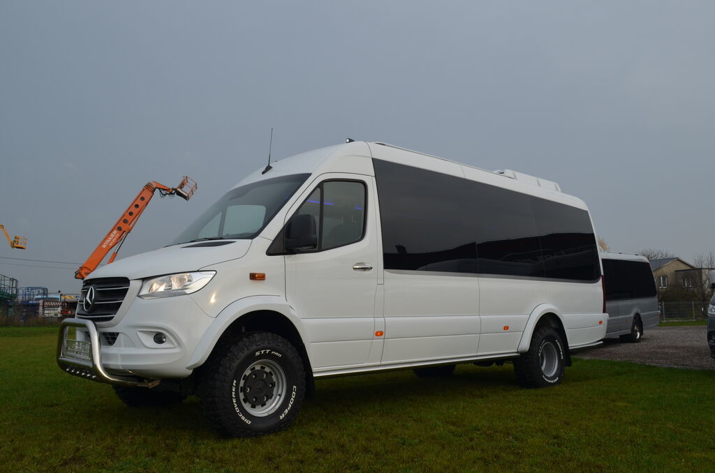 Minibús, Furgoneta de pasajeros nuevo MERCEDES-BENZ Sprinter 519 4x4 high and low drive: foto 4