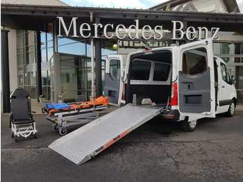 Minibús, Furgoneta de pasajeros Mercedes-Benz Sprinter 214 CDI 7G Krankentransport Trage+Stuhl: foto 1