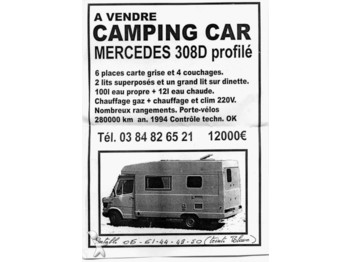 Mercedes 308D - Cámper