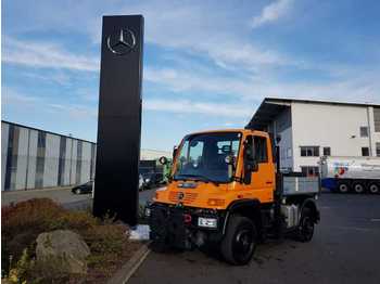 Mercedes-Benz UNIMOG U300 4x4 Hydraulik Standheizung Klima  - Camión caja abierta