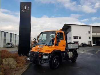 Unimog Mercedes-Benz U300 4x4 Hydraulik Standheizung  - Camión caja abierta