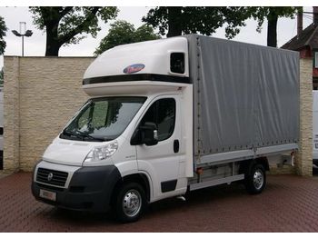 FIAT DUCATO 2.3 MULTIJET SKRZYNIA PLANDEKA, WEBASTO 120KM
 - Camión lona