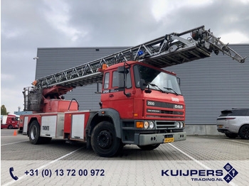 DAF 2500 / Magirus Ladder 30 mtr + Korf / Ladder Truck - Arbeitsbuhne / Fire Truck - Camión, Camión grúa: foto 1
