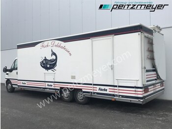Camión tienda IVECO FIAT (I) Ducato Verkaufswagen 6,5 m - Motor neu vor 21 TKM + Kühltheke, Fritteuse,: foto 3