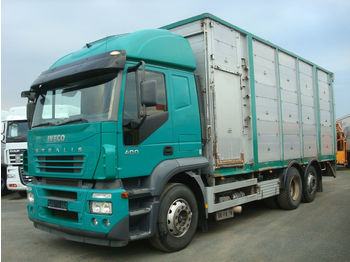 Transporte de ganado camión Iveco Stralis 400 - KÖPF 3-Stock Viehaufbau: foto 1