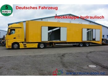 Portavehículos camión Mercedes-Benz Actros 1845 Spezial Geschlossen Transport 4 PKW: foto 1