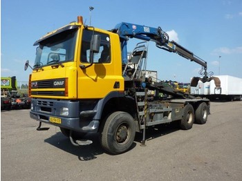 Ginaf 3333 6x6 nch kabel kraan - Portacontenedore/ Intercambiable camión
