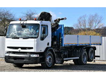 Volquete camión, Camión grúa Renault Premium 320 *KIPPER 6,30m+HIAB 122B-2 DUO: foto 3