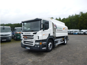 Cisterna camión para transporte de combustible Scania P230 4x2 fuel tank alu 12.7 m3 / 4 comp: foto 1