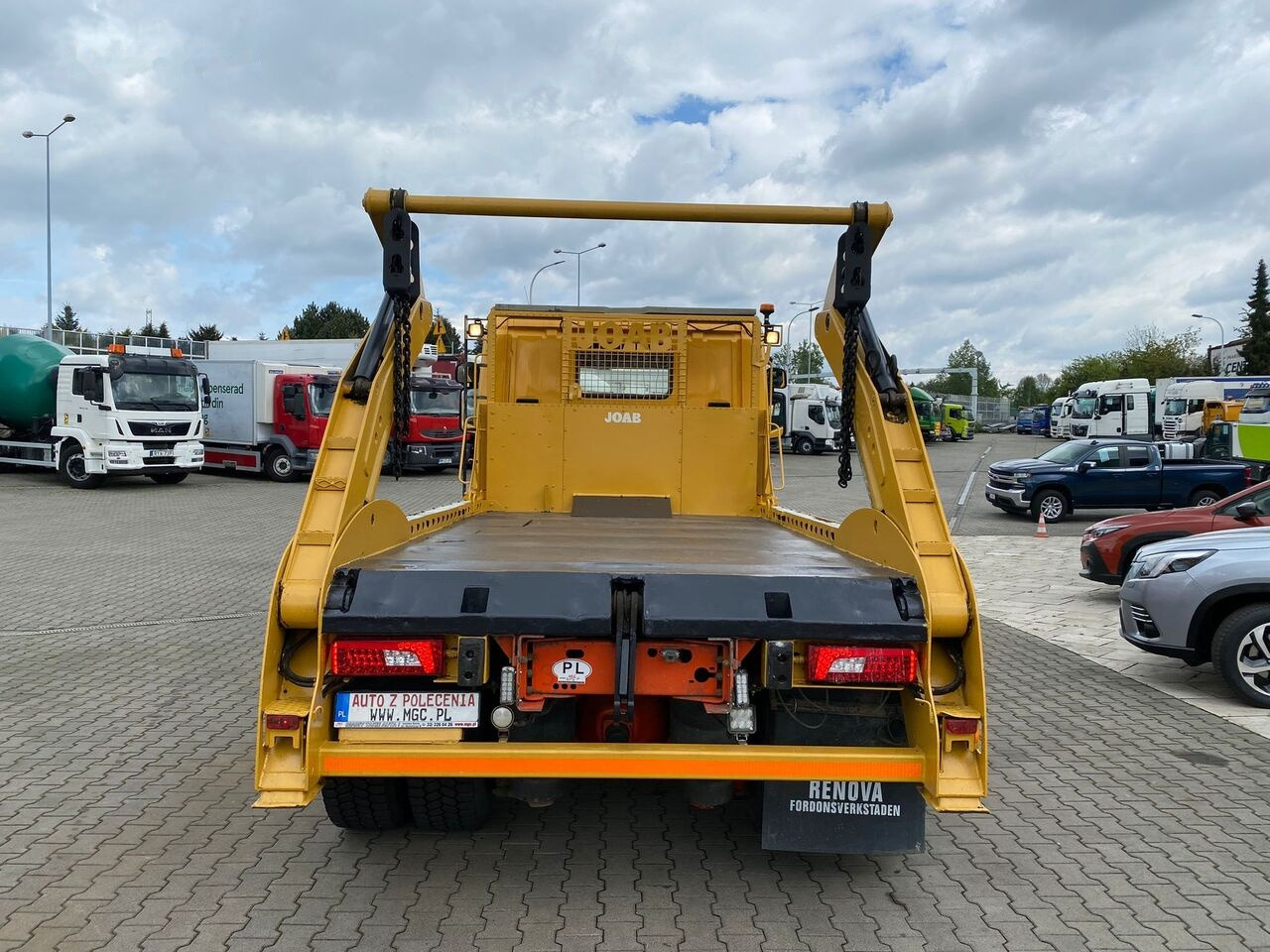 Portacontenedor de cadenas camión Scania P280 LB / 4X2 /E5 /JOAB VL8 /Cheapest skip loader in Europe !: foto 8