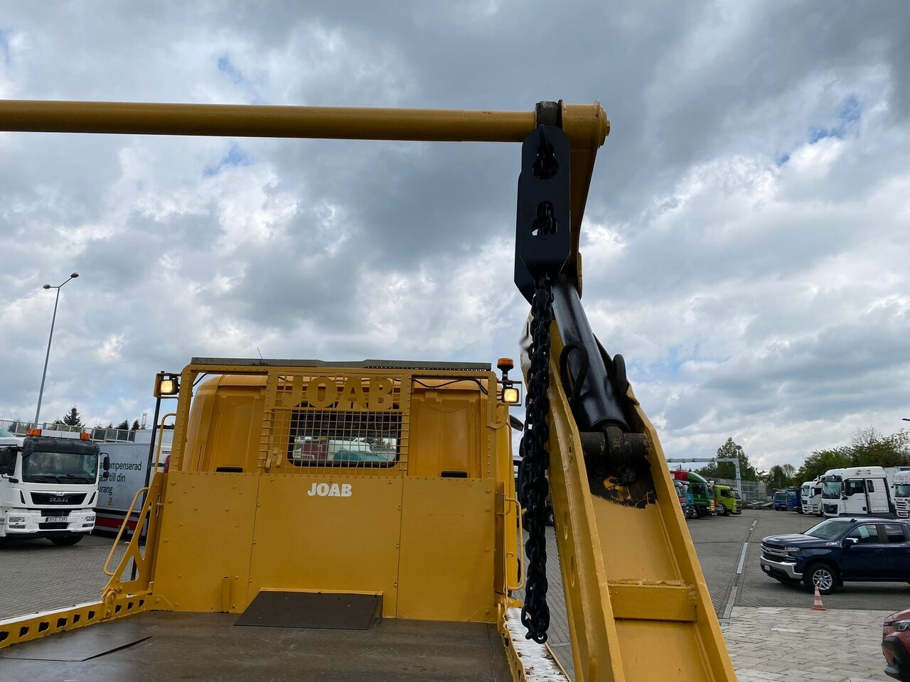 Portacontenedor de cadenas camión Scania P280 LB / 4X2 /E5 /JOAB VL8 /Cheapest skip loader in Europe !: foto 40