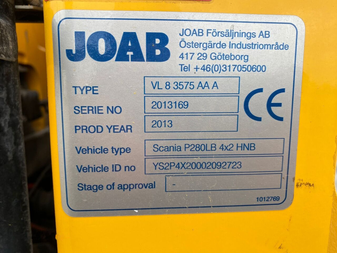Portacontenedor de cadenas camión Scania P280 LB / 4X2 /E5 /JOAB VL8 /Cheapest skip loader in Europe !: foto 14