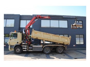 Ginaf X 3232S/380 6X4 + HMF CRANE TIPPER - Volquete camión