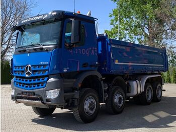 Volquete camión Mercedes-Benz AROCS 4145 8x6 Euro6 Meiller Kipper