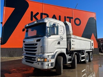 Volquete camión Scania R 560 8x4