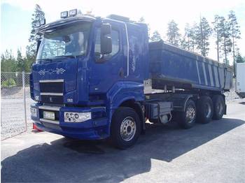 Sisu C600 E15M K-AKK 8X2 335+140+130 - Volquete camión