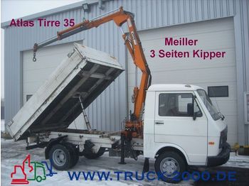 VW LT 55 3 Seiten Kipper+AtlasTirre35 faltbar 2,7t. - Volquete camión