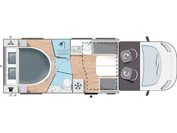 Autocaravana perfilada FORD