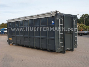 Mercedes-Benz Normbehälter 40 m³ Rollplane Querpsanten 7016  - Contenedor de gancho