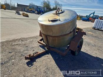 Tanque de almacenamiento Single Axle Water Bowser, Stainless Steel Tank: foto 1