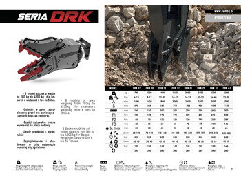 Cizalla de demolición para Excavadora nuevo DEMOQ DRK21  Hydraulic Rotating Pulveriser Crusher 2000 KG: foto 2