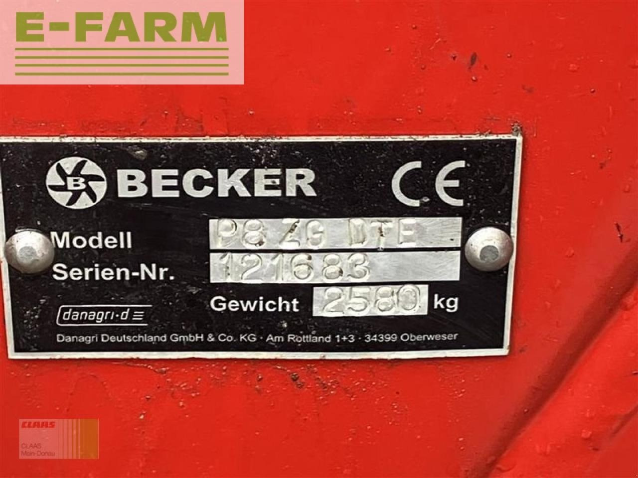 Sembradora de precisión Becker aeromat p8 zg dte: foto 18