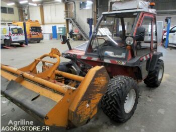  TRACTEUR PORTE OUTIL METRAC H5 TM006 + BROYEUR AVANT SMA F74 RF0 - Cortacésped