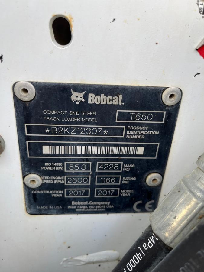 Minicargadora de cadenas BOBCAT T650 T650: foto 4
