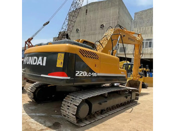 Excavadora de cadenas HYUNDAI R220 -9S track excavator 22 tons Korean hydraulic digger: foto 4