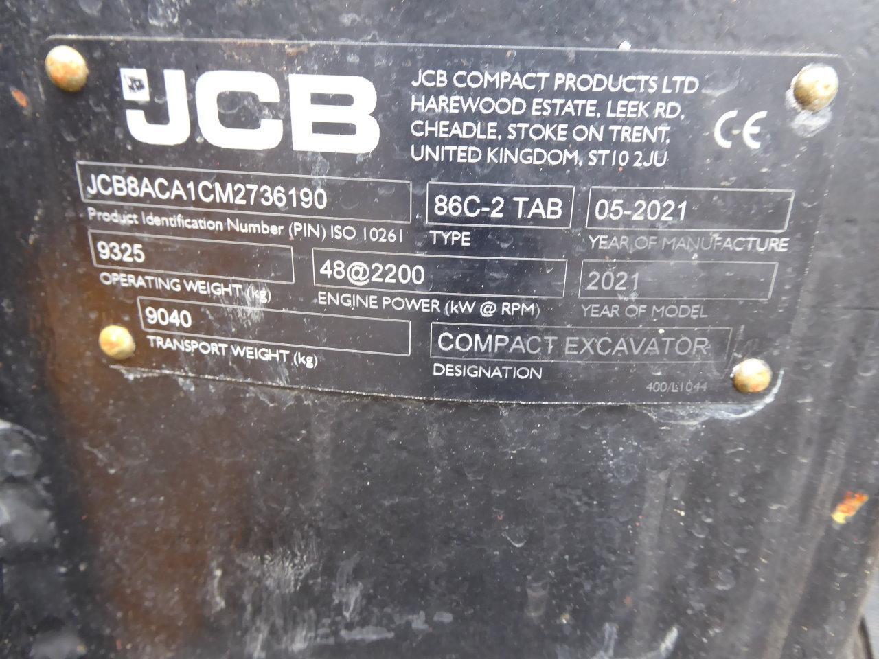 Miniexcavadora JCB 86C-2 TAB: foto 13