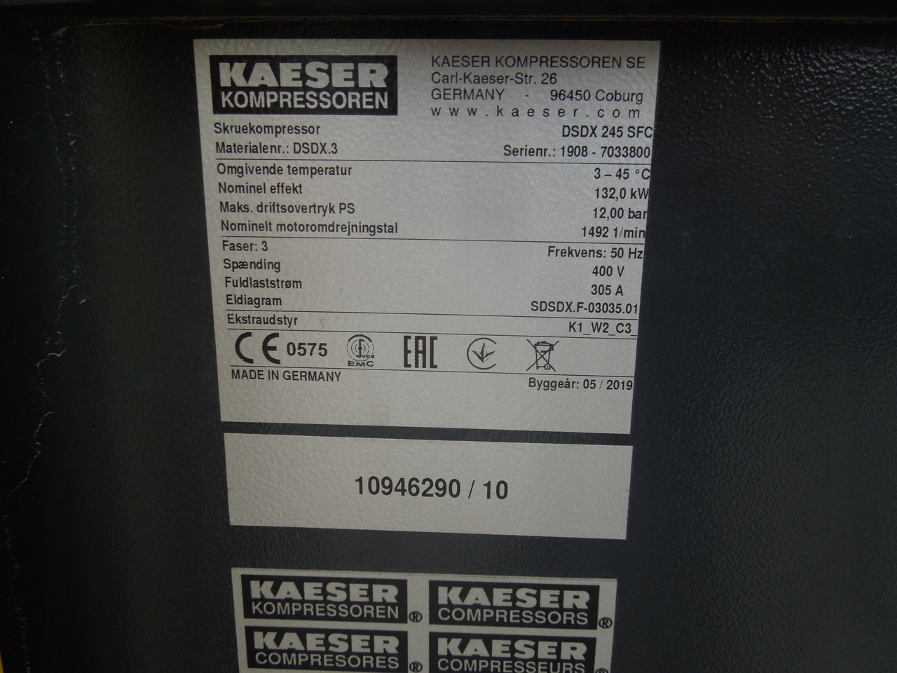 Compresor de aire KAESER DSDX245SFC: foto 8