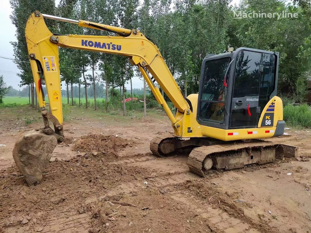 Miniexcavadora KOMATSU PC56 small excavator 5.6 tons: foto 2