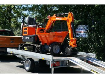 Bagger Nante NT10+MiniDumper+Plattformanhhänger  - Miniexcavadora