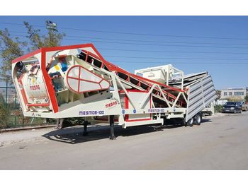 MESAS 100 m3/h MOBILE CONCRETE BATCHING PLANT - Planta de hormigón