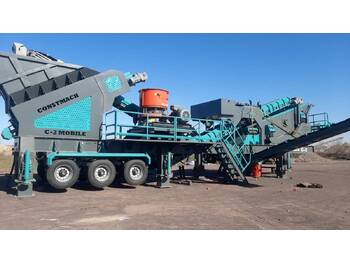 Constmach 120-150 tph Mobile Jaw Crusher Plant ( Cone and Jaw  ) - Trituradora móvil