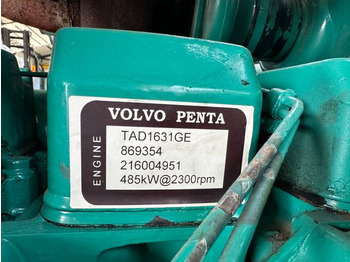 Generador industriale Volvo TAD 1631 GE Leroy Somer 500 kVA generatorset: foto 3