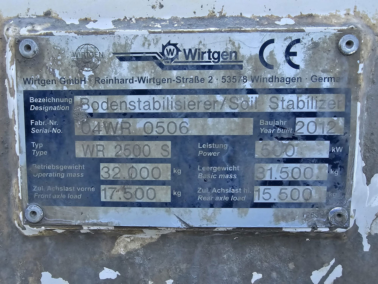 Estabilizador de suelos Wirtgen WR2500S: foto 12
