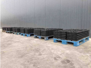 Demag Rubber Asphalt Pads - Bastidor/ Chasis