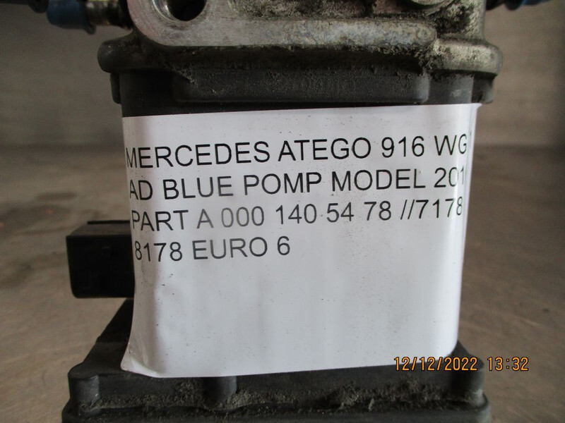 Procesamiento de combustible para Camión Mercedes-Benz A 000 140 54 78 // 71 78 // 81 78 AD BLUE POMP EURO 6 ATEGO: foto 3