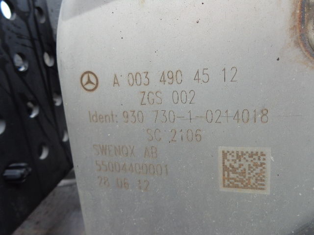 Convertidor catalítico para Camión Mercedes-Benz MP4 EURO 5 exhaust gas catalyst: foto 5