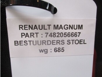 Asiento para Camión Renault MAGNUM 782056667 / 782056702 STOELENSET EURO 5: foto 2