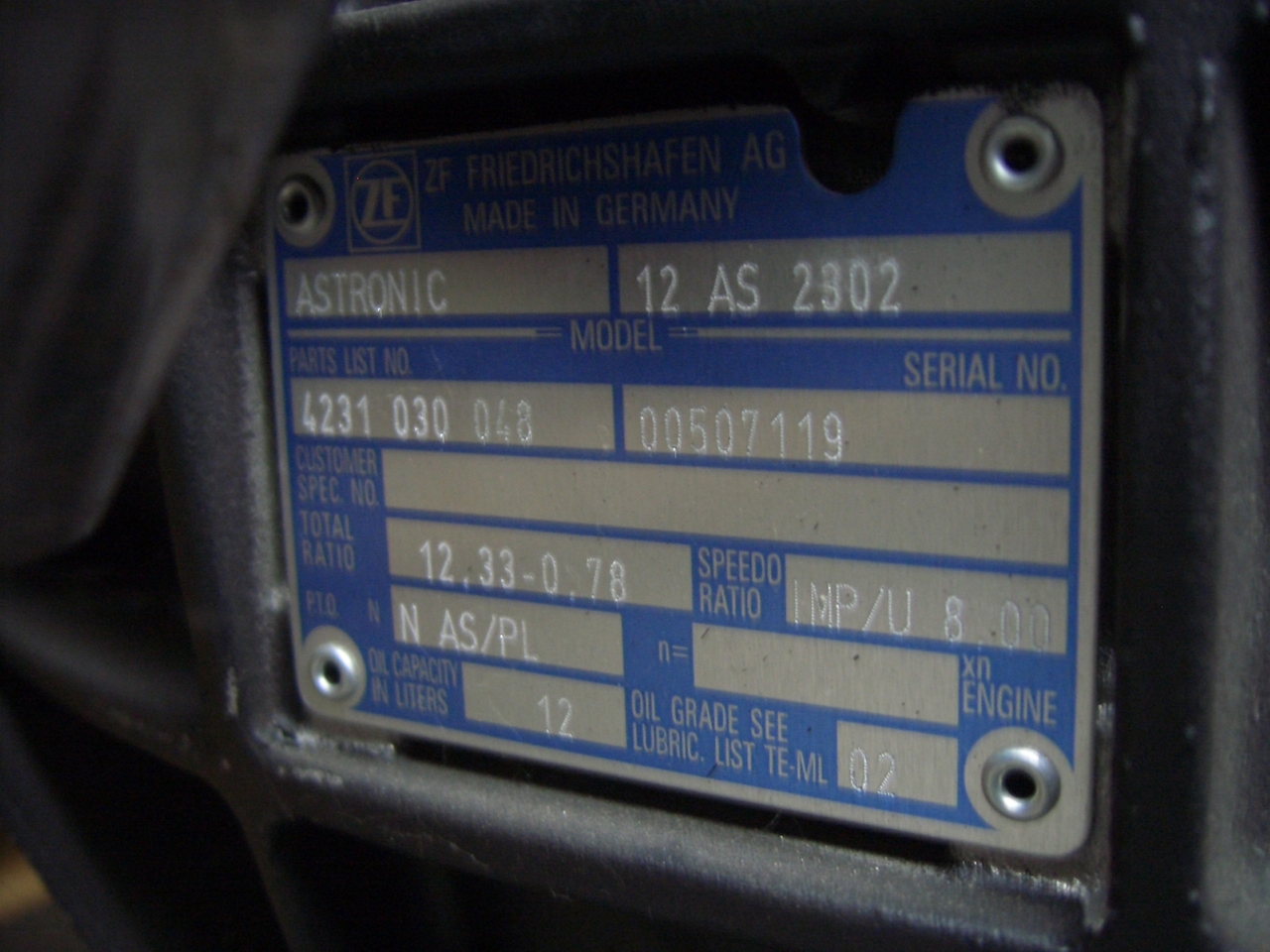 Caja de cambios para Chasis camión nuevo ZF 12 As-tronic: foto 3