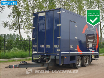 Floor FLWA-16 2 axles TOP! NL-Trailer Ladebordwand - Caja cerrada remolque