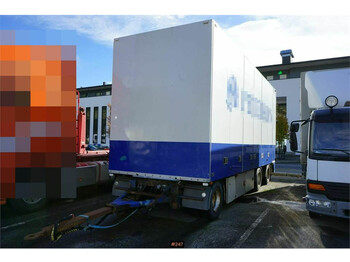 TRAILER-BYGG KT 28 With side opening. - Caja cerrada remolque