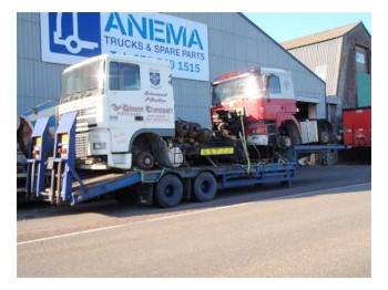 Góndola rebajadas remolque para transporte de equipos pesados Fruehauf DF27J2: foto 1