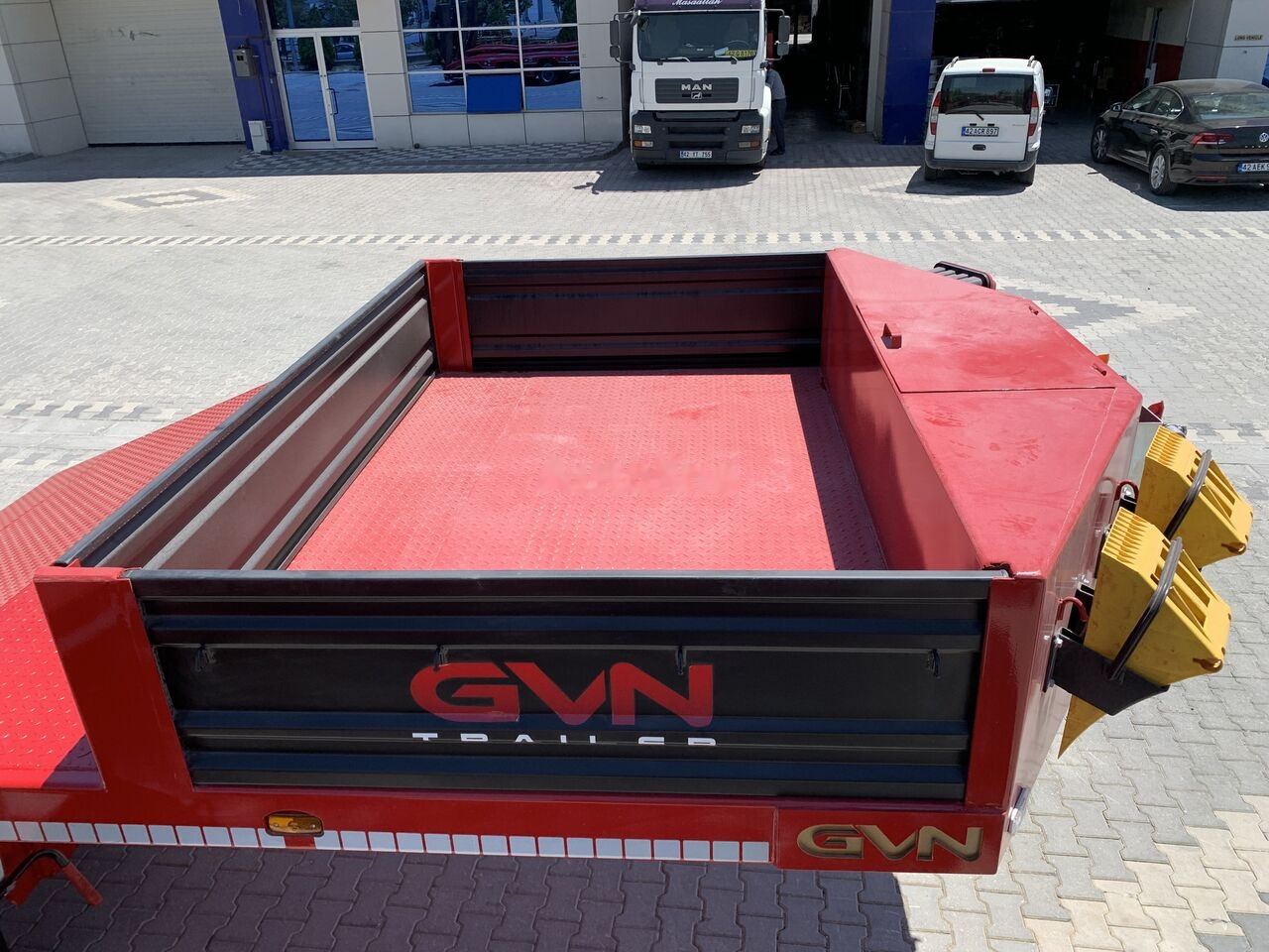 Góndola rebajadas remolque para transporte de equipos pesados nuevo GVN Trailer AFRICA TYPE 4 AXLE LOWBED: foto 9