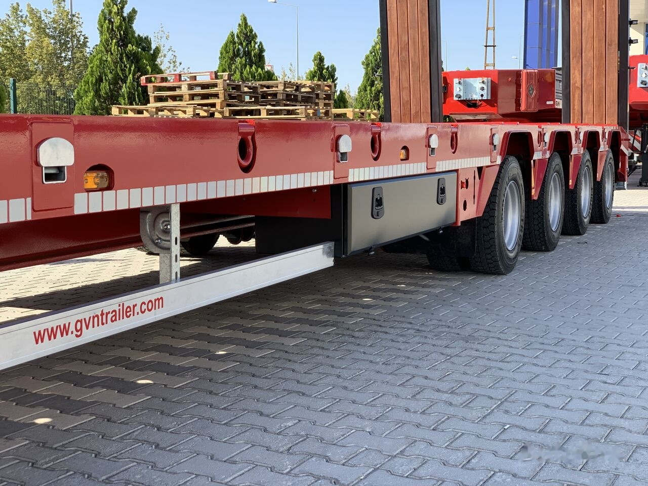 Góndola rebajadas remolque para transporte de equipos pesados nuevo GVN Trailer AFRICA TYPE 4 AXLE LOWBED: foto 5