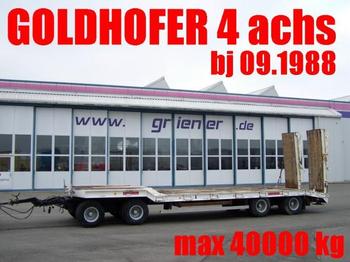 Goldhofer TU4 2 x 2 31/80 BLATT / HYDR. RAMPEN 40 TO. max - Góndola rebajadas remolque