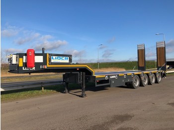 Lider LD07 80 Ton 4-axle lowbed 300 - Góndola rebajadas remolque