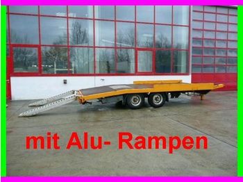 Góndola rebajadas remolque para transporte de equipos pesados Kempf Tandemtieflader mit Alu  Rampen: foto 1